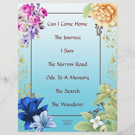 De Paths Verlichting Personalized Papier (Achterkant)