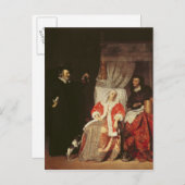 De patiënt en de arts, 1660 jaar briefkaart (Voorkant / Achterkant)