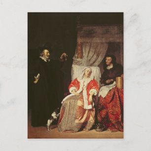 De patiënt en de arts, 1660 jaar briefkaart