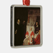 De patiënt en de arts, 1660 jaar metalen ornament (Rechts)