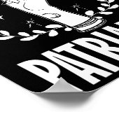 De patriarchale hekserij maan fase feministische h poster (Hoek)