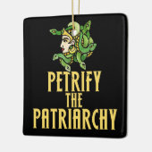 De patriarchie Medusa ondermijnen Keramisch Ornament (Links)
