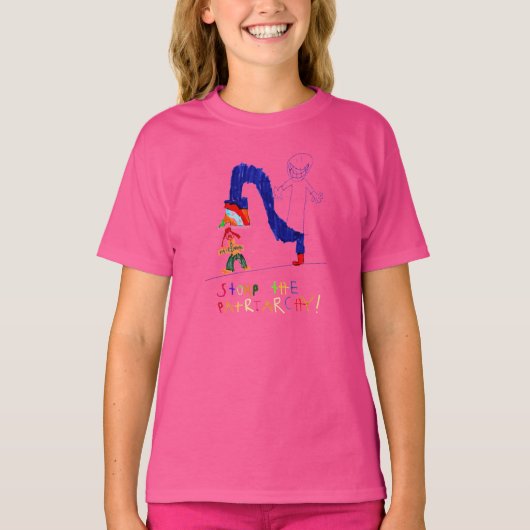 De patriarchie omvormen t-shirt (Voorkant)