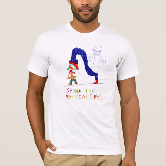 De patriarchie omvormen t-shirt (Voorkant)