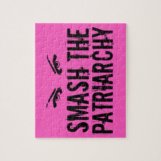 De patriarchie smash legpuzzel (Verticaal)