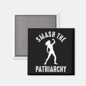De patriarchie smash magneet (Voorkant / Achterkant)