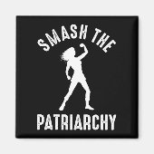 De patriarchie smash magneet (Voorkant)