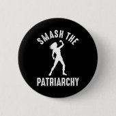 De patriarchie smash ronde button 5,7 cm (Voorkant)