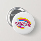 De patriarchie smash ronde button 5,7 cm (Voorkant /achterkant)