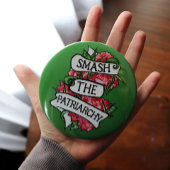 De patriarchie smash ronde button 6,0 cm