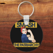 De patriarchie smash sleutelhanger (Voorkant)
