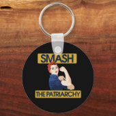 De patriarchie smash sleutelhanger (Voorkant)