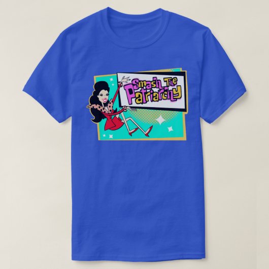 De patriarchie smash t-shirt (Design voorkant)