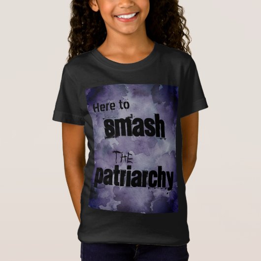 De patriarchie smash t-shirt (Voorkant)