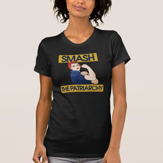De patriarchie smash t-shirt (Voorkant)