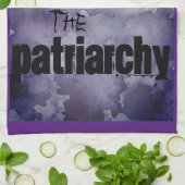 De patriarchie smash theedoek (Gevouwen)