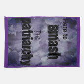 De patriarchie smash theedoek (Horizontaal)