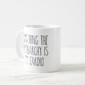 De patriarchie uitsmijten is mijn Cardio-Mok Koffiemok (Voorkant links)