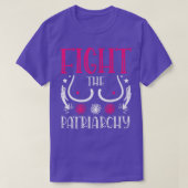 De patriarchie voor een feministisch feminisme bes t-shirt (Design voorkant)