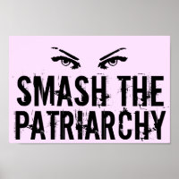 De patriarchistische feminist smaaien