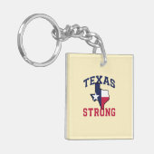 De Patriot Country Texas sterke acryl Sleutelhange Sleutelhanger (Voorkant Links)