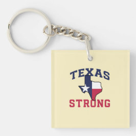 De Patriot Country Texas sterke acryl Sleutelhange Sleutelhanger