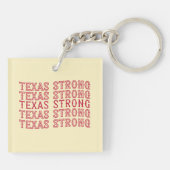 De Patriot Country Texas sterke acryl Sleutelhange Sleutelhanger (Achterkant)