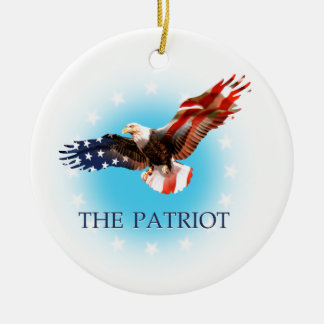De patriot keramisch ornament