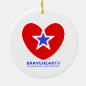 De patriot keramisch ornament (Achterkant)