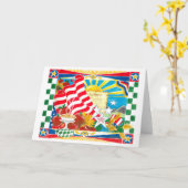 De patriottische Amerikaanse Grondwet enz. van de Kaart (Gele Bloem)