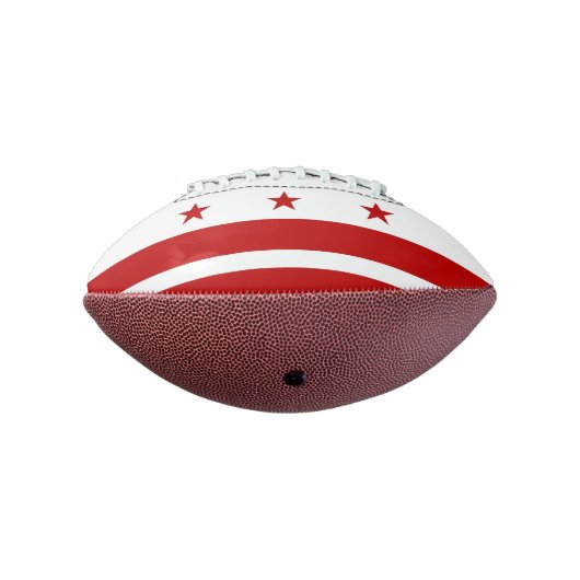 De patriottische Amerikaanse vlag van het American Football (Gedraaid 270)