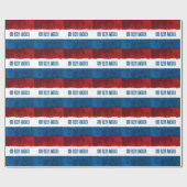 De patriottische God zegent het Verpakkende Cadeaupapier (Vlak)