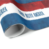 De patriottische God zegent het Verpakkende Cadeaupapier (Rol Hoek)