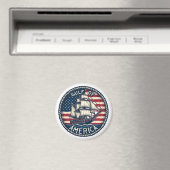 De patriottische Golf van Amerika Magneet (Insitu (Vaatwasser))