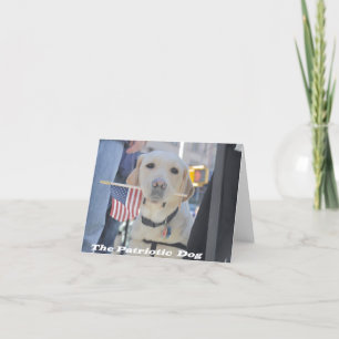 De patriottische Hond Kaart