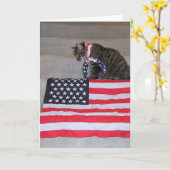 De patriottische Kaart van de Kat (Gele Bloem)