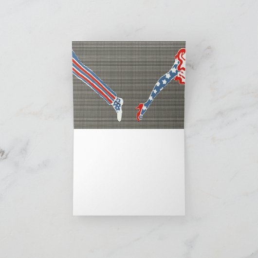 De patriottische Kaarten/de Uitnodigingen van (Binnen)