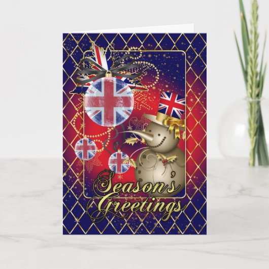 De Patriottische Kerstkaart van GB - de Groeten S Feestdagen Kaart (Voorkant)