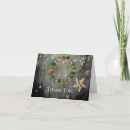 De patriottische Lichten van Sterren n, de Kroon Bedankkaart