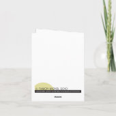 De patriottische Muziek dankt u Bedankkaart (Achterkant)