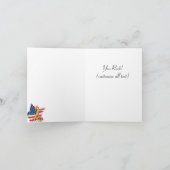 De patriottische Muziek dankt u Bedankkaart (Binnen)