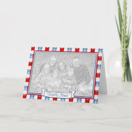 De patriottische Rode, Witte en Blauwe Kaart van