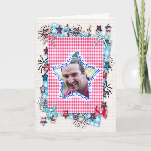 De patriottische uitnodiging van de (Voorkant)