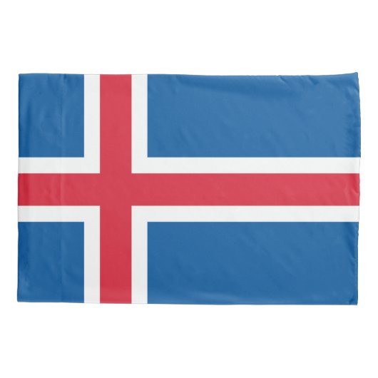 De patriottische vlag van de IJslandse Kussensloop (Achterkant)