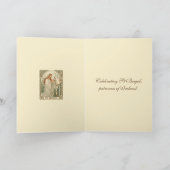 De patronesheilige van zuivelarbeiders St Brigid Kaart (Binnen)