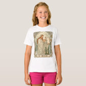 De patronesheilige van zuivelarbeiders St Brigid T-shirt (Voorkant volledig)