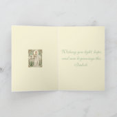 De Patroonheilige van Zuivelarbeiders St Brigid Kaart (Binnen)