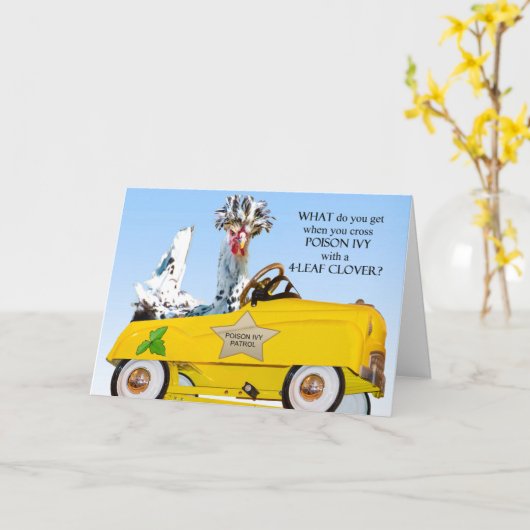 De Patrouille van het gifsumak Kaart (Gele Bloem)