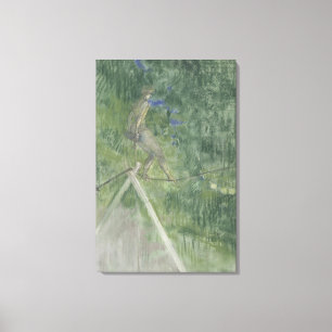 De paus Dancer (pastel) Canvas Afdruk