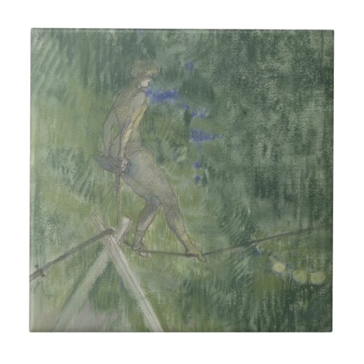 De paus Dancer (pastel) Tegeltje (Voorkant)